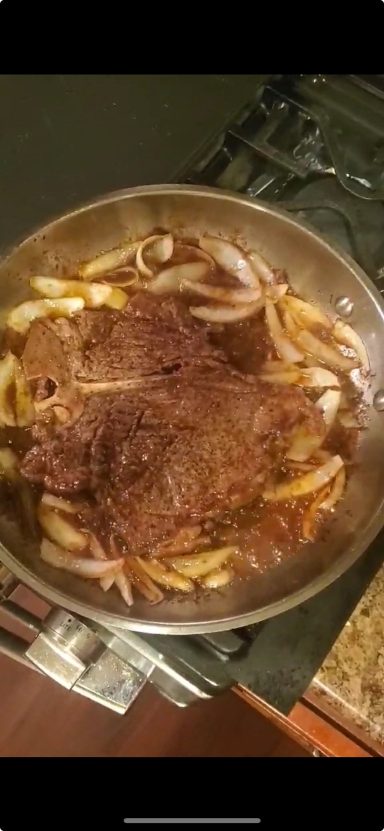 Steak and Onions